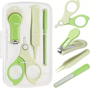 Baby Nail Clippers,4-In-1 Infant Nail Safety Care Set,Baby Pedicure Tool Include - Picture 1 of 12