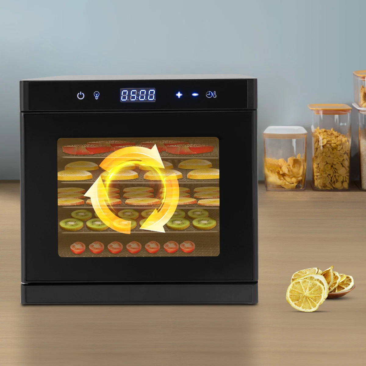 6 Stück Dehydrator Blätter, 31 Cm - Rund, Lebensmittelecht Für Obstrollen, Fleisch & Flüssigkeiten