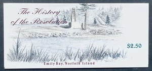 NORFOLK THE HISTORY OF THE RESOLUTION STAMP BOOKLET 1999 MNH SHIP AUSTRALIA '99 - Picture 1 of 5
