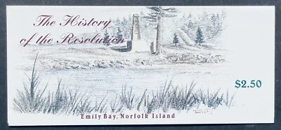 NORFOLK THE HISTORY OF THE RESOLUTION STAMP BOOKLET 1999 MNH SHIP AUSTRALIA '99 - Image 1 of 4