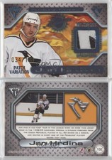 2000-01 Pacific Private Stock Titanium Game-Used Gear /100 Jan Hrdina #132 Patch