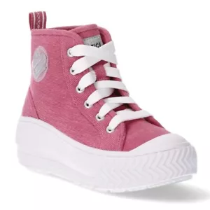Justice Youth Mädchen High Top Plateau Sneaker Gr. 3 Rosa - Bild 1 von 5