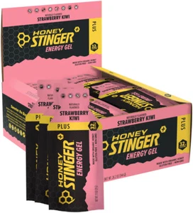 Honey Stinger Organic Energy Gel - Kiwi-Strawberry with Caffeine, Box of 24 - Picture 1 of 3