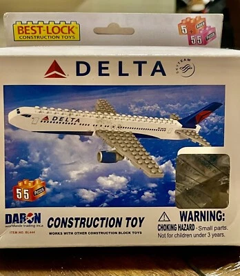 Juguete de construcción Delta Airlines 2008 de Daron 55 piezas artículo no. BL444 Foto 1 de 4