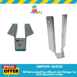 Cintre à poutre galvanisé Simpson HU212 HU pour bois nominal 2x12 - Photo 1/4