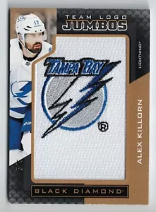 2021-22 Black Diamond Full Team Logo Gold Jumbos Patch #TLTB-AK Alex Killorn 5/5 - Picture 1 of 1
