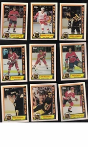 1989-90 Topps Hockey Sticker Set 1-33 284 total stickers - Picture 1 of 5