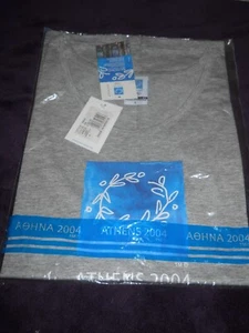 NEW ~ OLYMPICS ATHENS 2004 Men's tank top ~ Gray ~ Greece ~ size L . - Picture 1 of 1