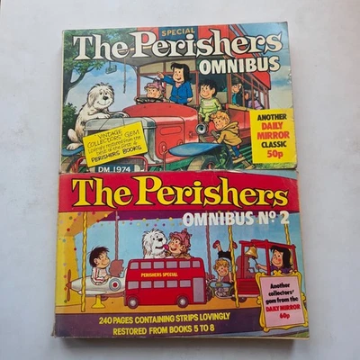 The Perishers Omnibus Bundle 2 Volumes 1974 & 1975 Vintage - Image 1 of 4