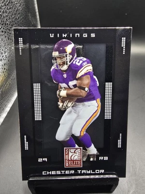 2008 Donruss Elite Chester Taylor #55 - Minnesota Vikings  - Image 1 of 2