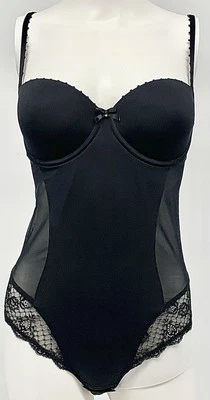 Body MARIE JO BODY PEARL NEGRO 36C venta al por menor $ 245 #042129 nuevo con etiquetas nuevo Foto 1 de 4