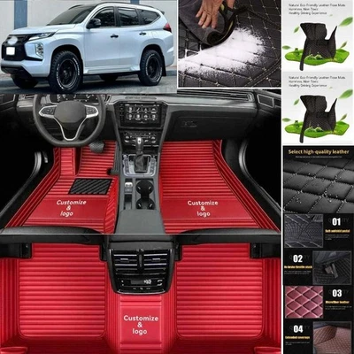 For Mitsubishi Montero Sport Car Floor Mats All Weather Protection Floor Liners Foto 1 de 4