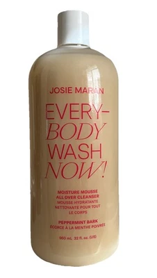 Mousse hidratante Josie Maran Every Body Wash Now - corteza de menta - 32 oz sellada Foto 1 de 2