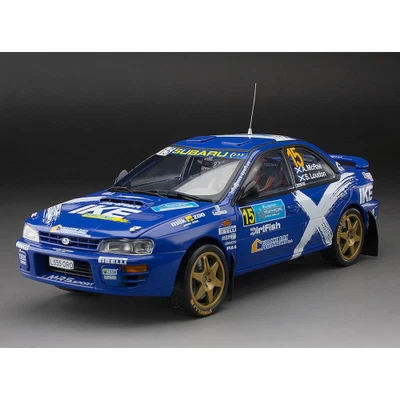 SUBARU IMPREZA N.15 MYTHICAL CARS RALLY 2023 A.MC RAE-S.LONDON 1:18 Sunstar Auto - Immagine 1 di 2