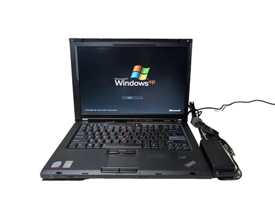 14" Lenovo ThinkPad T61 • Core 2 Duo • 4GB • 100GB HDD • 1280×800 • Windows XP - Image 1 of 4