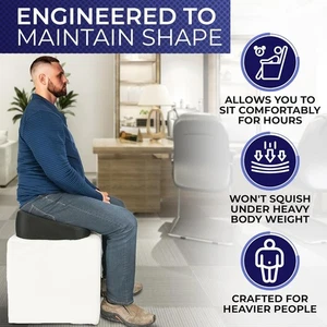 YogiBum XXL Patented Cushion, XTRA Tailbone Gap- 5.5 inches Thick! OPEN BOX NEW - Picture 1 of 10