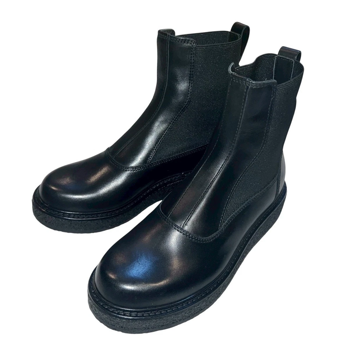 靴 00s EMPORIO ARMANI Leather Boots Emporio Armani lace-up Boots | Black | FARFETCH