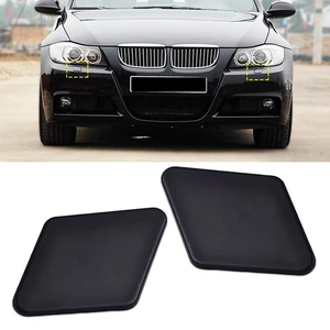 2x Bumper Headlight Washer Nozzle Jet Cover Cap Fit For BMW 3 Series E90 set wd - Picture 1 of 5