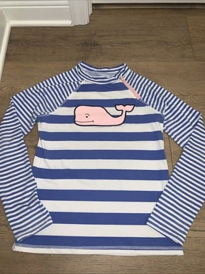 Vineyard Vines For Target Girls Swim Shirt Top Rash Guard Size XL (14/16) UPF 50 - Image 1 of 4