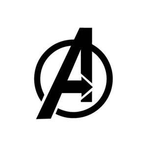 Avengers Logo - Avengers Vinyl Decal Computer Bumper Sticker Window Stickers - Picture 1 of 1