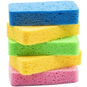	Temede Large Cellulose Kitchen Sponges Heavy Duty 5pcs	 - Picture 1 of 7