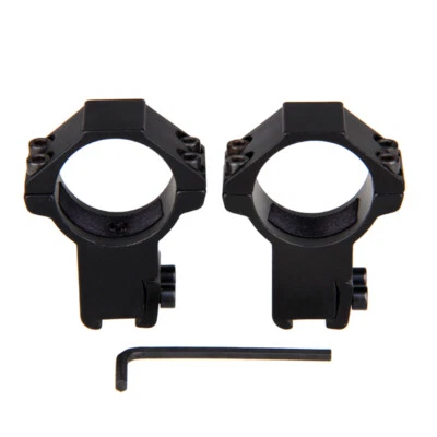 2PCS 30mm High 1" Ring Torch Scope Mount 11mm Picatinny  Bracket - Image 1 of 4