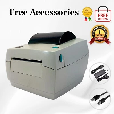 Zebra UPS LP2844 Direct Thermal Barcode Printer USB Serial Parallel 1YR WARRANTY - Image 1 of 4