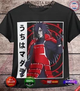 Madara Uchiha Shirt Naruto Shippuden Itachi Anime Style Tee T-Shirt All Size - Picture 1 of 32