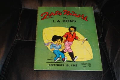 1948 AAFC LOS ANGELES DONS AT 49ERS FOOTBALL PROGRAM - Image 1 of 3