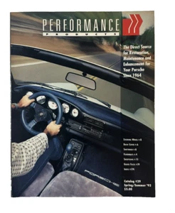 1992 Porsche Performance Products Catalog Spring Summer #29 Parts Accessories - Picture 1 of 3