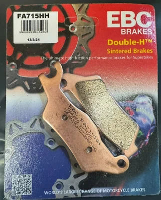 Pastillas de freno delanteras sinterizadas EBC para Suzuki GSXR GSXS 125 2017 a 2024 FA715HH Foto 1 de 4