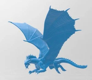 Young Bronze Dragon Metallic Mini - DND - Pathfinder - Dungeons & Dragons - RPG  - Picture 1 of 4