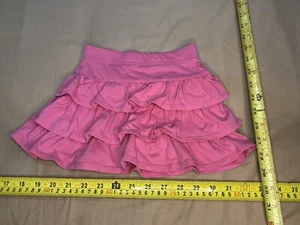 Kids Girls Pink Mini Skirt w/3 Layers w/shorts - Picture 1 of 3
