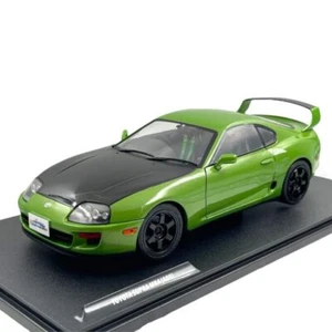 Modellino Auto Solido 1/18 Toyota Supra MK4 A80 Solido Works Green 1993 - Foto 1 di 7