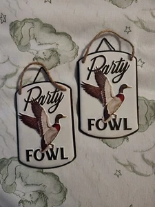 2 Water Foul Plaques. Medal. - Picture 1 of 2