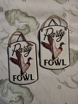 2 Water Foul Plaques. Medal.  - Image 1 of 2