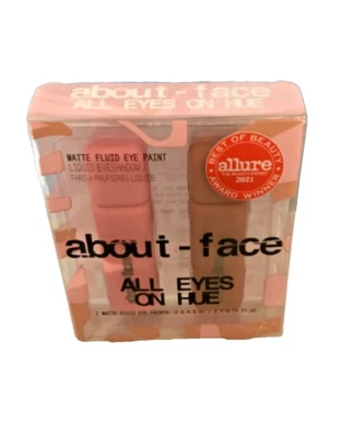 About Face Halsey All Eyes On Hue 2 Mate Fluido Pintura de Ojos Sombra en Punta Nuevo Foto 1 de 2