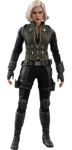 1:6 Hot Toys Vengadores Infinity War Figura Movie Masterpiece Black Widow - Imagen 1 de 6