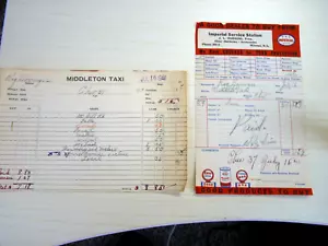 Estación de servicio imperial ESSO gasóleo Wilmot NS 1948 taxi Middleton 37 Chev - Imagen 1 de 4