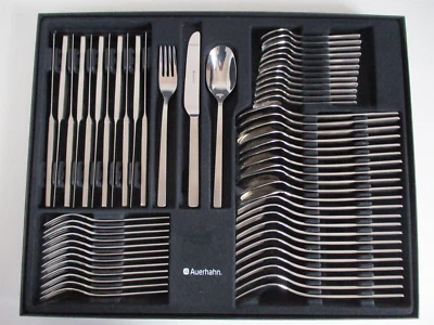 AUERHAHN BESTECK TENDO  60-TEILIG EDELSTAHL MATT, POLIERT - Bild 1 von 3