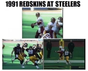 1991 Washington Redskins at Pittsburgh Steelers DVD Classic - Picture 1 of 1