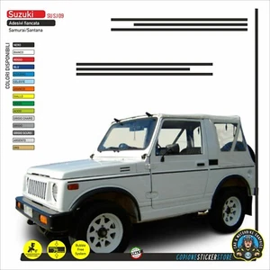 Set adesivi Suzuki Samurai Santana Fianco sportello fascia 4 x 4 SU SJ 09 - Imagen 1 de 1