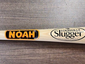 Louisville Slugger Customized 34" Baseball Bat NAME (NOAH) IN IT,  WALL HANGER - Picture 1 of 12