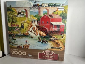 Springbok "1909 Labor Day" 2000 Piece 34" x 43" Jigsaw Picture Puzzle - Picture 1 of 6