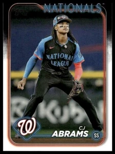 2024 Topps Update Series - 2024 All-Star Game #ASG-40 C.J. Abrams - Picture 1 of 2