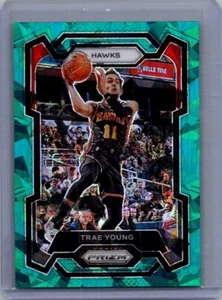 2023-24 Panini Prizm - Teal Ice Prizm #3 Trae Young /225 SSP Atlanta Hawks - Bild 1 von 2
