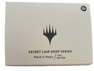 MTG Secret Lair Black Is Magic Sealed FOIL EDITION New - Picture 1 of 8