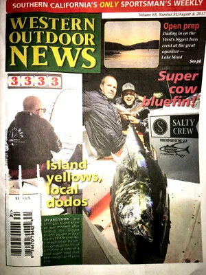 WESTERN OUTDOOR NEWS Newspaper SPORTSMAN MAGAZINE Aug 2017 HUNTING Guns FISHING - Image 1 of 4