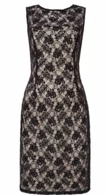 Women’s Black & Nude Lace Dress Size 20 BNWT RRP £140 J S Collections - Image 1 of 4
