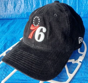 Gorra Pana Philadelphia 76ers New Era 9TWENTY NBA Negra Ajustable - RARA - Imagen 1 de 11